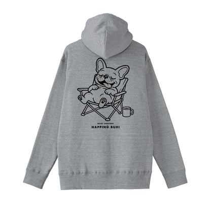 NAPPING BUHIジップパーカー gray image
