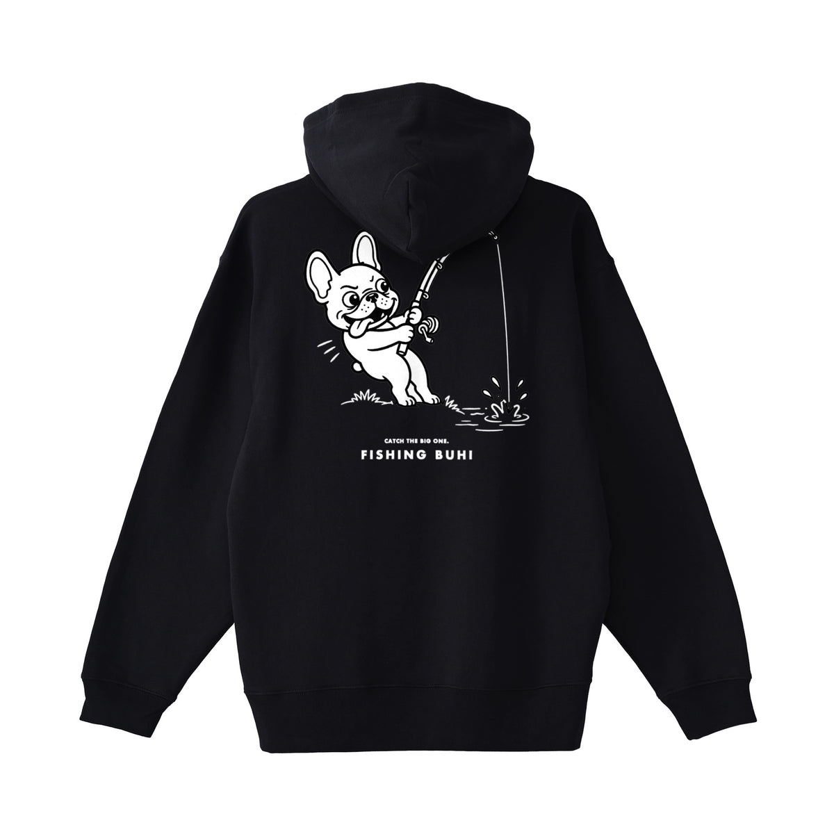FISHING BUHI パーカー black image