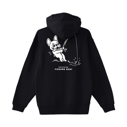 FISHING BUHI パーカー black image