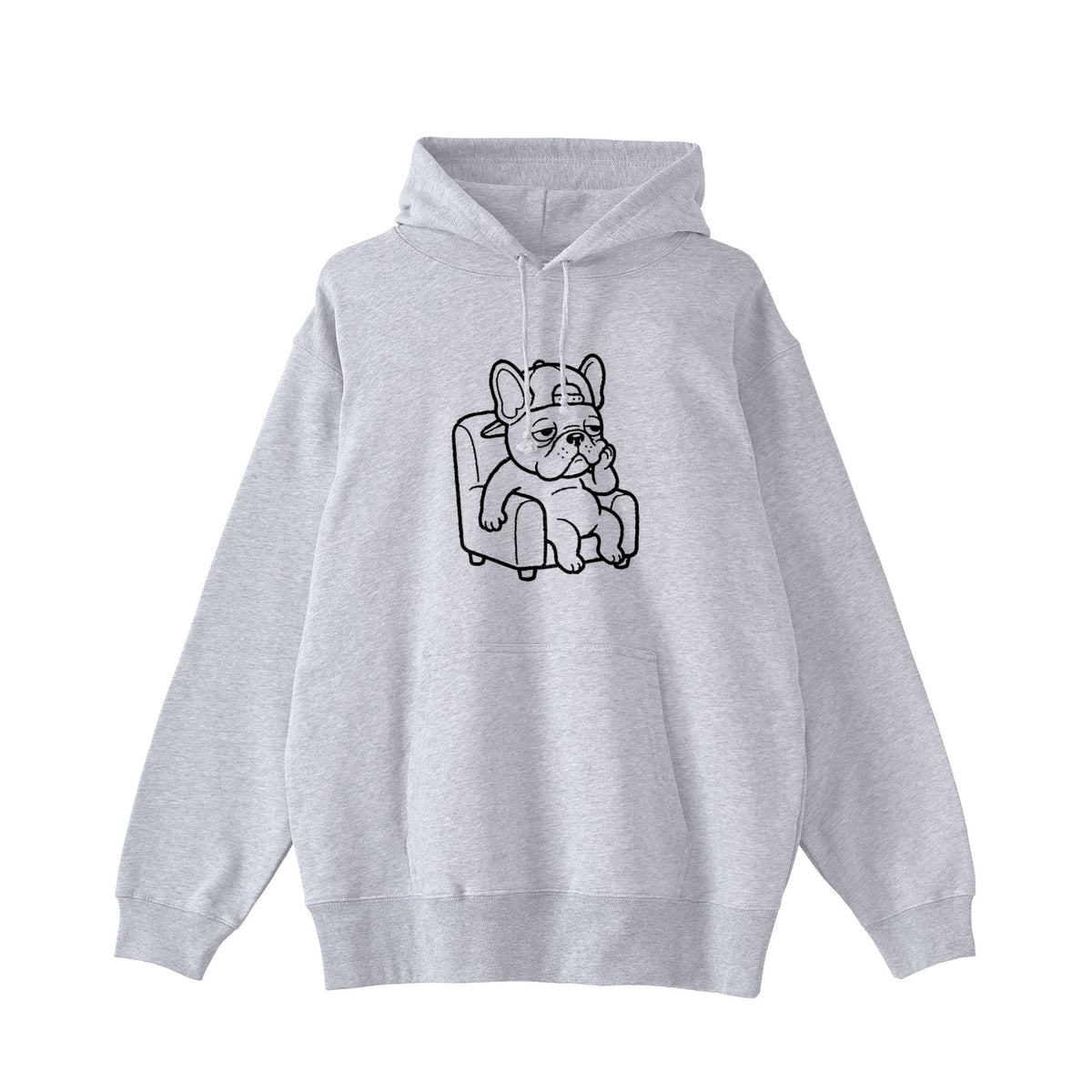 LAZY BUHIパーカー gray image