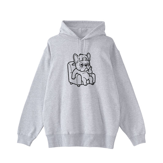 LAZY BUHIパーカー gray image