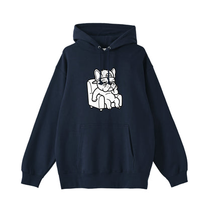 LAZY BUHIパーカー navy image