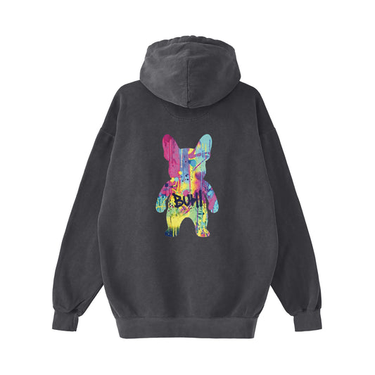 CANVAS BUHIパーカー black image