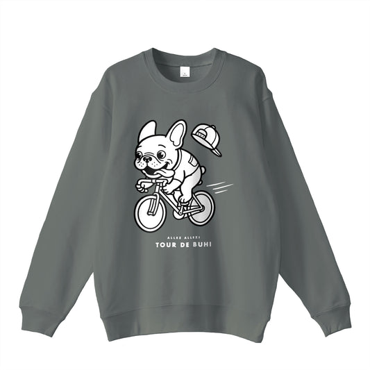 TOUR DE BUHIトレーナー stone-green image