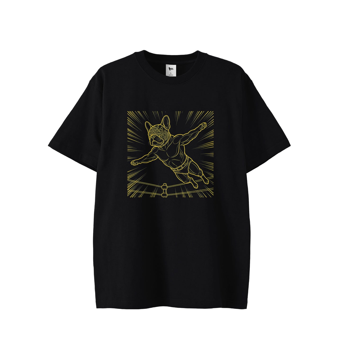 LUCHA BUHI Tシャツ black image