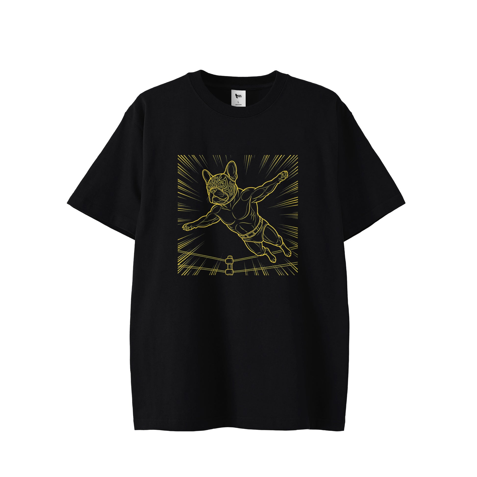 LUCHA BUHI Tシャツ black image