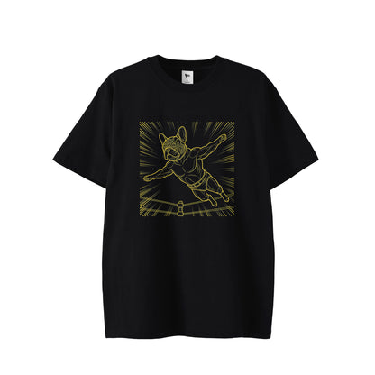 LUCHA BUHI Tシャツ black image