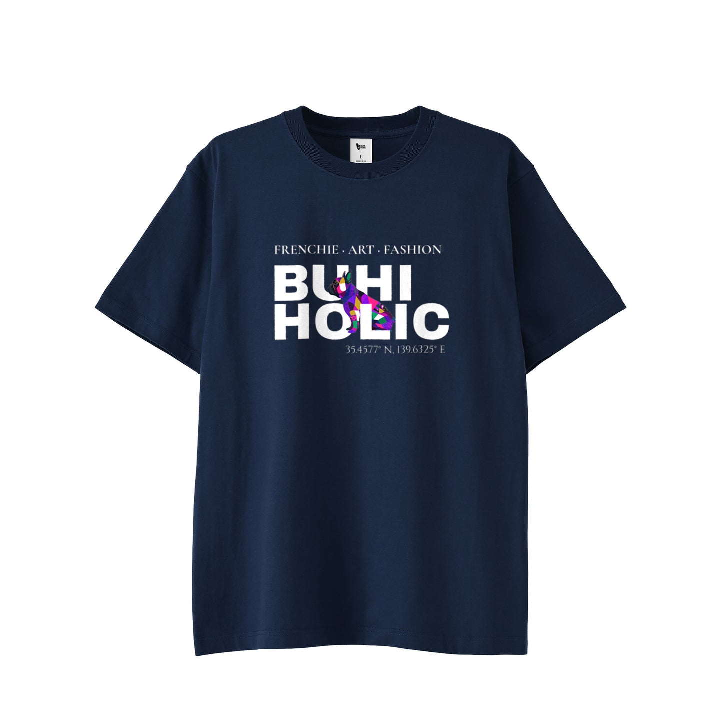 ICON BUHI Tシャツ indigo image