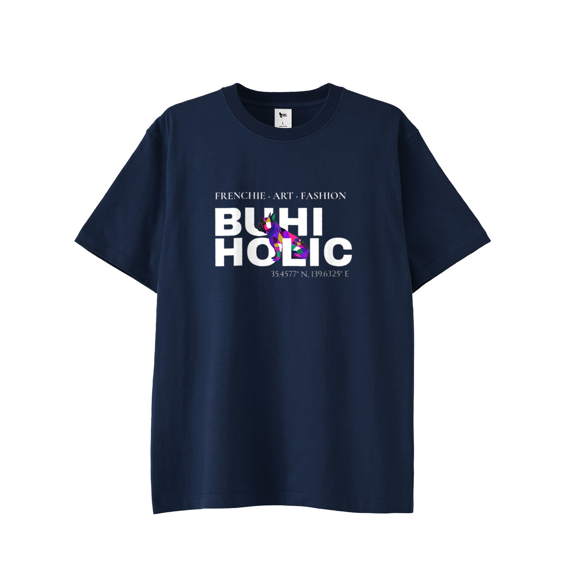 ICON BUHI Tシャツ indigo image