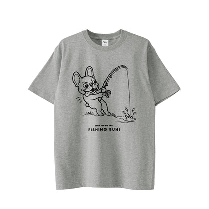 FISHING BUHI Tシャツ gray image