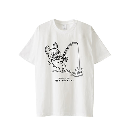 FISHING BUHI Tシャツ white image
