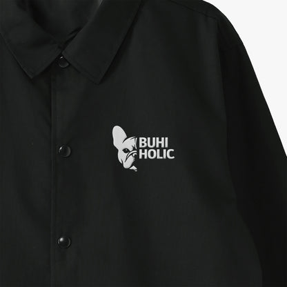 BUHIHOLICコーチジャケット black image