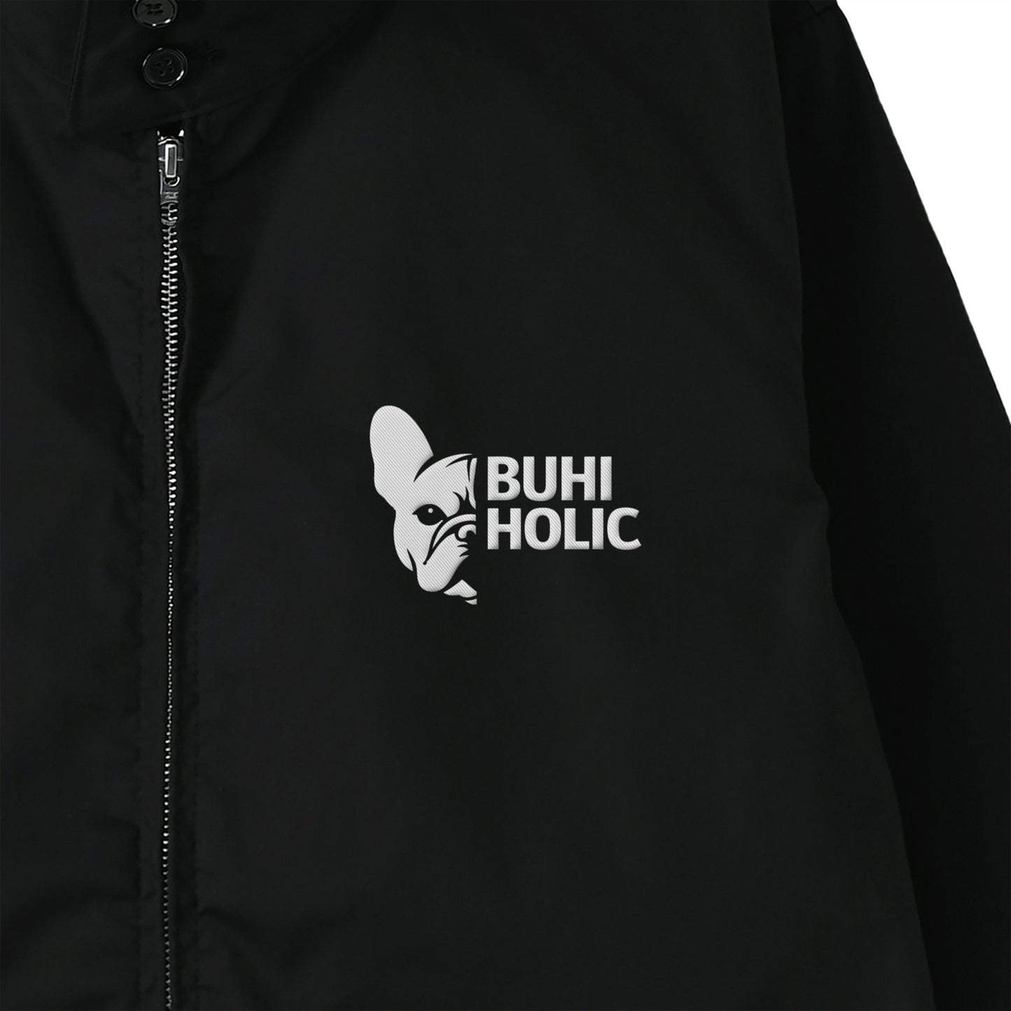 BUHIHOLIC ハリントンジャケット black image