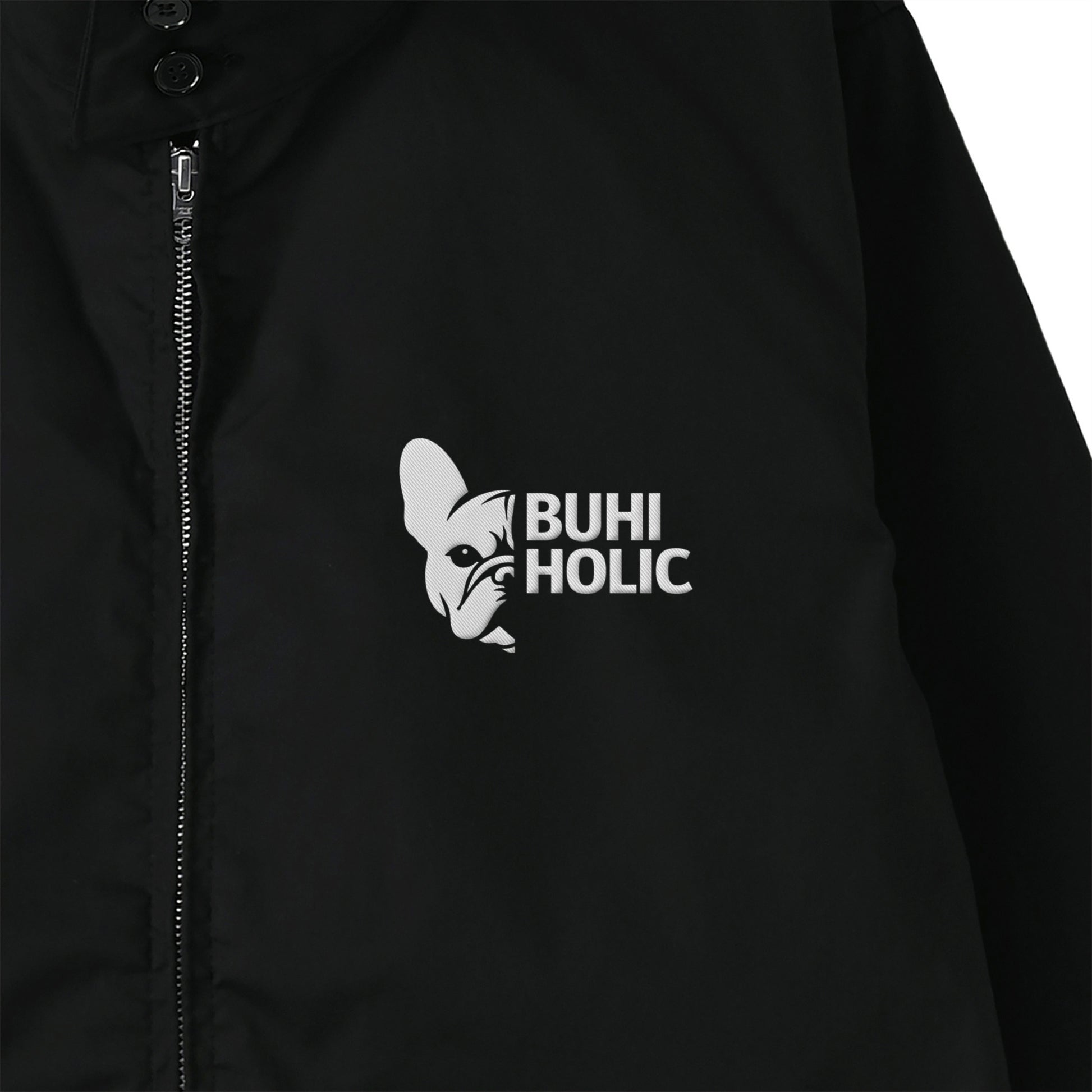 BUHIHOLIC ハリントンジャケット black image