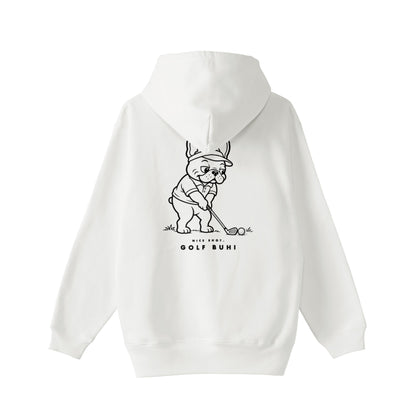 GOLF BUHIパーカー white image