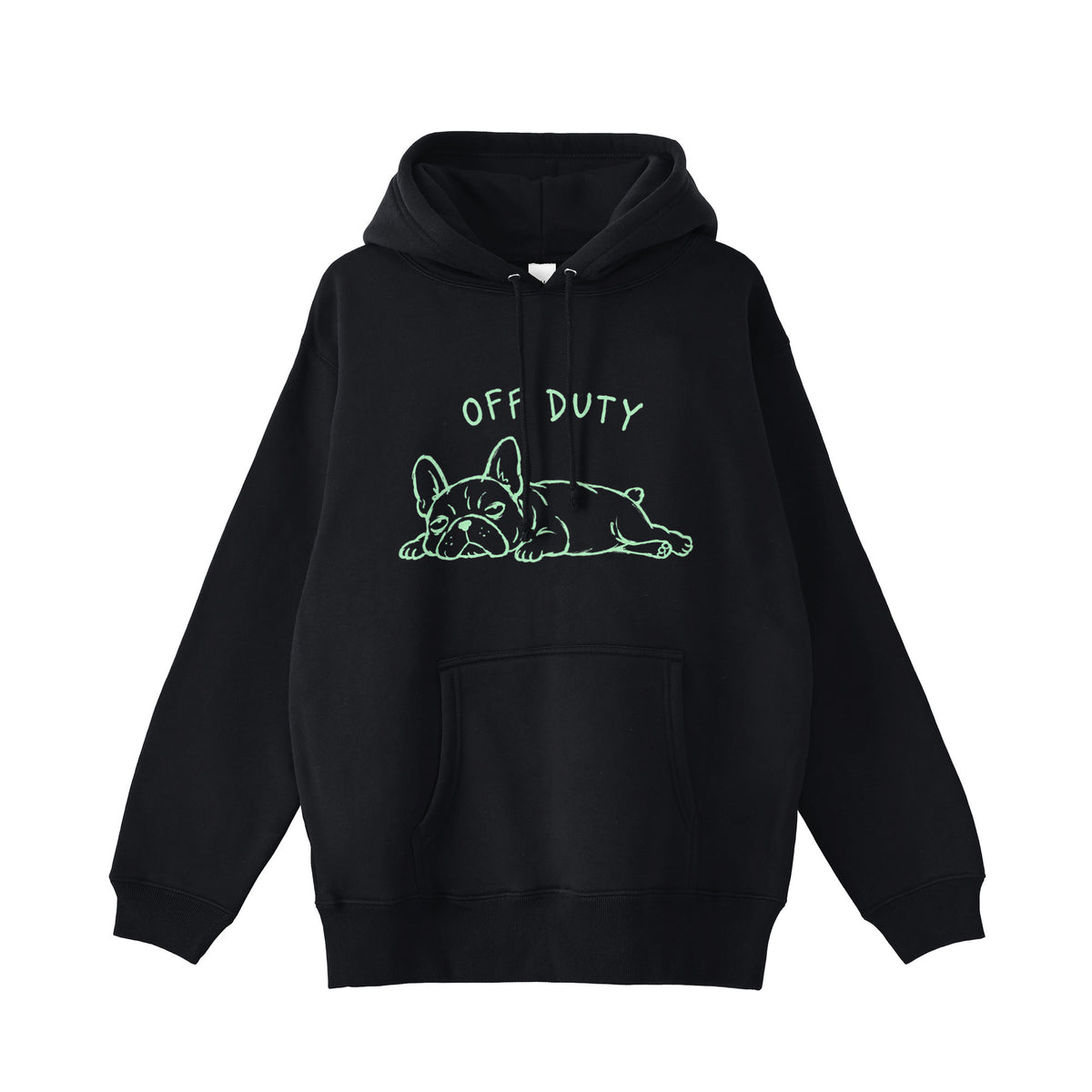 OFF DUTYパーカー black image
