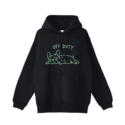 OFF DUTYパーカー black image